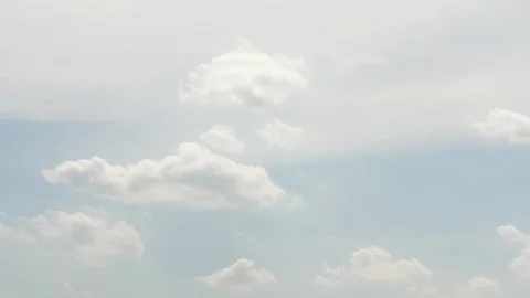 Sky with Clouds at Sunny Warm Day Stock-Footage 77830298
