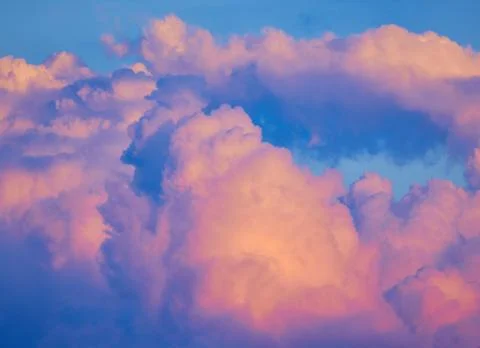 Sky with clouds at sunset Fotos de archivo