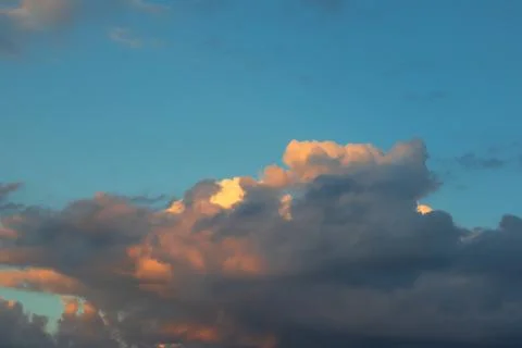 Sky With Clouds At Sunset Stock Photos