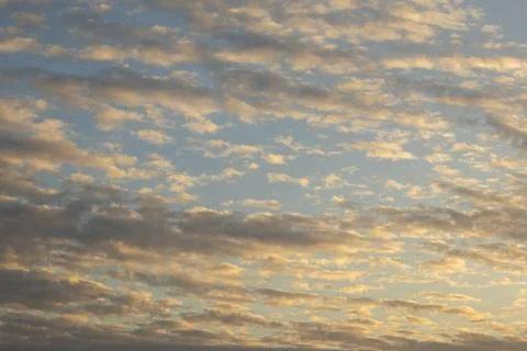 Sky With Clouds at Sunset Fotos Stock