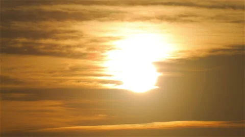 The sky with clouds at sunset - taymlaps. Stock Footage 58590889