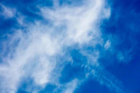 Sky with clouds super weather macro background fine art in high quality print Stock Photos