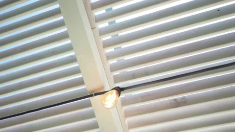 The sky, clouds through the cracks in the ceiling. Stock Footage 147684083