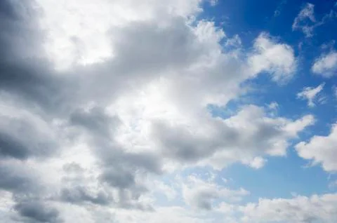 Sky, clouds, thundercloud, cumulonimbus 스톡 사진
