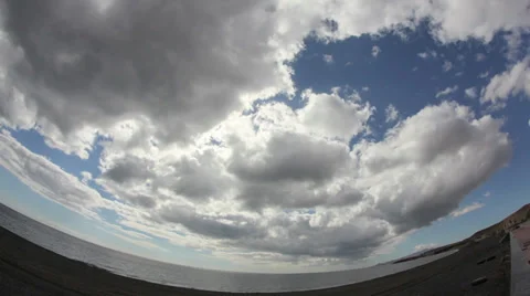 Sky &amp; Clouds Time Lapse 動画素材 33264125