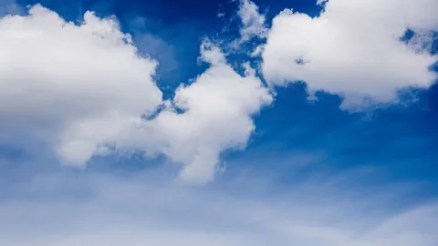 Sky with clouds time lapse. Timelapse 4K. Stock Footage 129972526