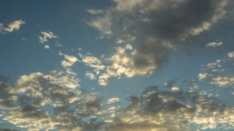 Sky &amp; Clouds Time Lapse Video Stock Footage 39619220