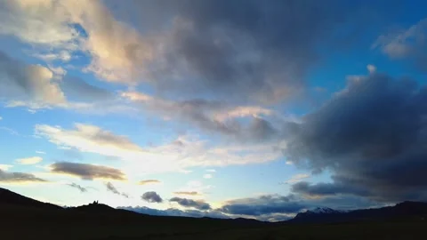 Sky with clouds in a time lapse view. Stock Footage 146652752