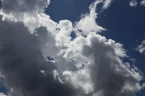 Sky with clouds view Stock Photos