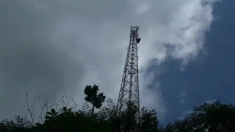 The sky with clouds walking Stock Footage 300989074