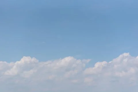 Sky cloudscape with blue sky and white clouds Stock Photos