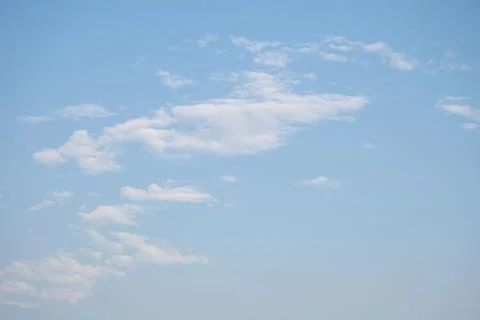 Sky cloudscape with blue sky and white clouds Stock Photos
