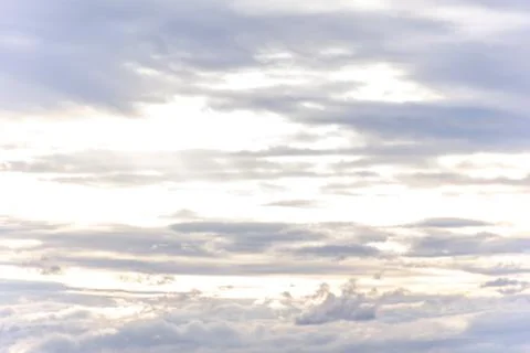 Sky cloudscape with blue sky and white clouds Stock Photos