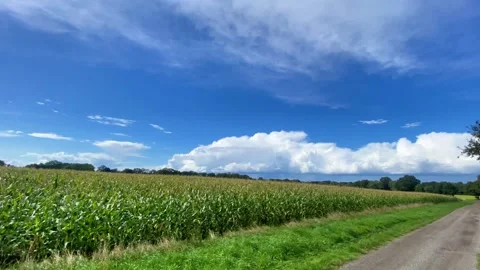 Sky, cloudscape, cloudy, weather, clouds, nature, storm, dark, blue Stock Footage 284477614