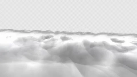 Sky Cloudscape Motion Graphic.Flying Through White Clouds Stock Footage 325771838