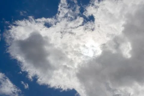 Sky clouds,sky with clouds and sun rays Stock Photos