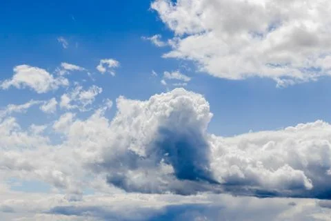 Sky clouds,sky with clouds and sun rays Stock Photos