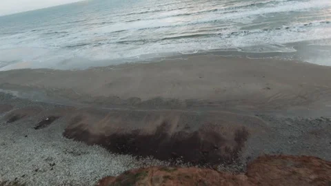 The sky is cloudy and the sun is setting Stock Footage 298248944