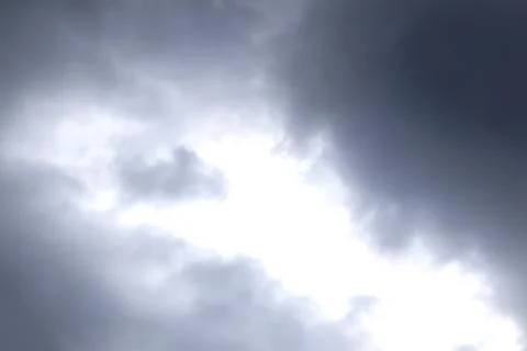 The sky is cloudy and there is a possibility of rain in the near future. Stock Photos