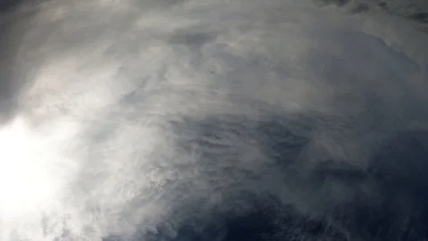 Sky On Cloudy Day With Clouds Moving Stock Footage 117609619