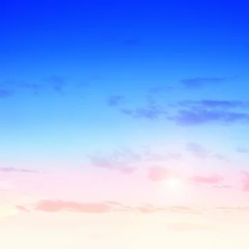 Sky colors air clouds Stock Photos