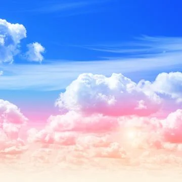 Sky colors air clouds Stock Photos