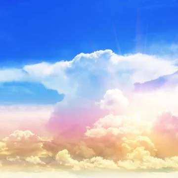Sky colors air clouds Stock Photos