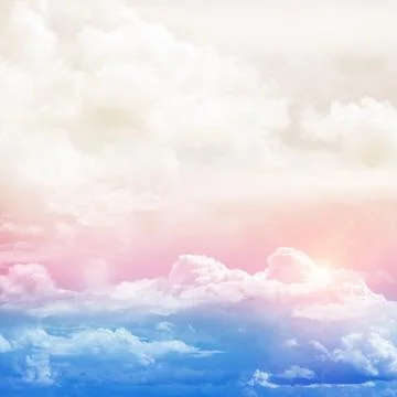 Sky colors air clouds Foto stock