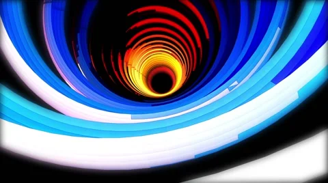 Sky Colors Tunnel Stock Footage 42953023
