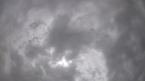 Sky covered with gray clouds - Timelapse video Stock Footage 158041831