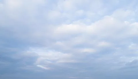 The sky covered by white clouds Stock Photos