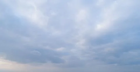 The sky covered by white clouds Stock Photos
