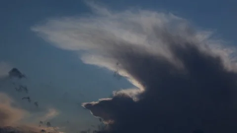 The sky with the crest Stock Footage 112247619