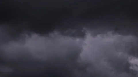 Sky with dark storm clouds Stock Footage