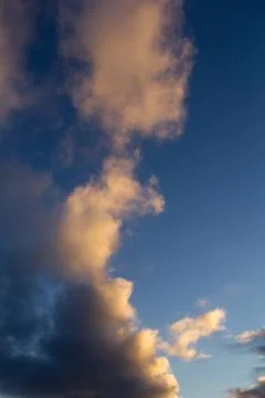 The sky at dawn Stock Photos