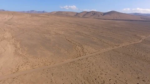 From the sky to the desert Stock Footage 92110171