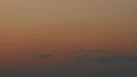 Sky different shades sunset. Dramatic blue, colorful clouds. Sunset sky with Stock Footage 219283311