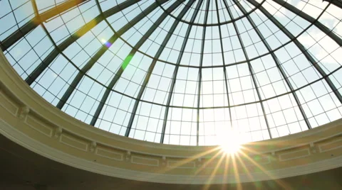 Sky Dome Sun Flare Video stock 45937944