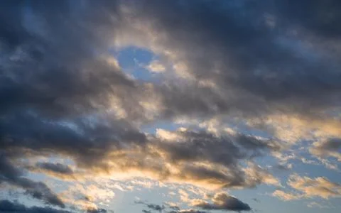 Sky with dramatic clouds Stock Photos