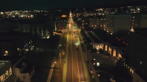 As the Sky Drapes Over the City - Syracuse, NY Stock Footage 336559490