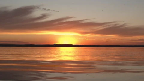Sky during sunset.  Stock Footage 238827094