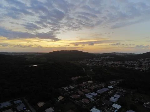 The sky during sunset Stock Photos