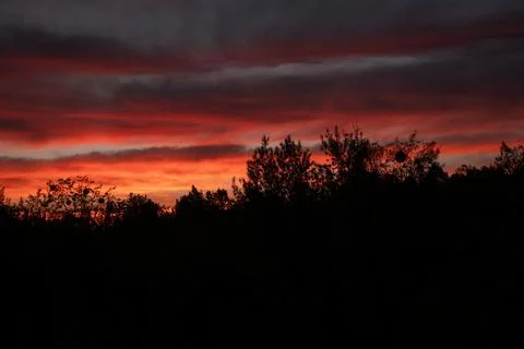 Sky during sunset. Stock Photos