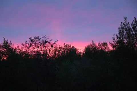 Sky during sunset. Stock Photos
