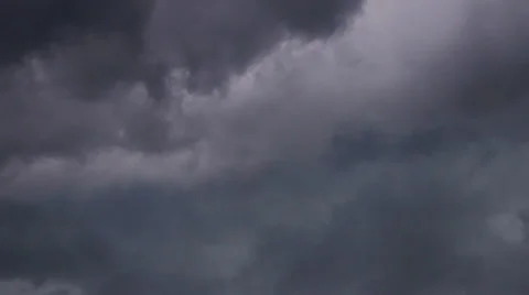 The sky during a thunder-storm, a thunder and a lightning Video stock 25487802