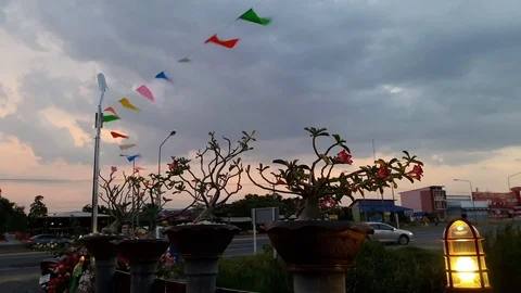  sky at dusk Stock Footage 74778841