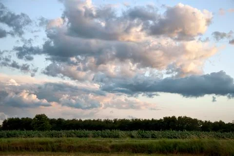 Sky at dusk Stock Photos