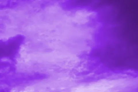 The sky is dyed purple Stock Photos