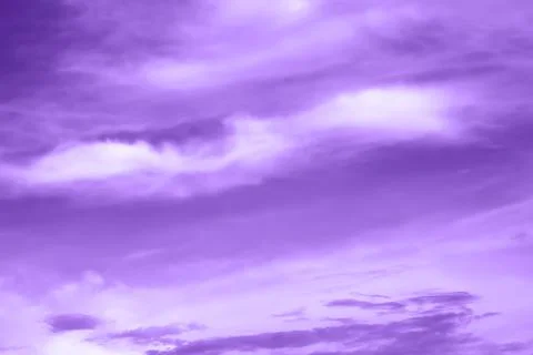The sky is dyed purple Stock Photos