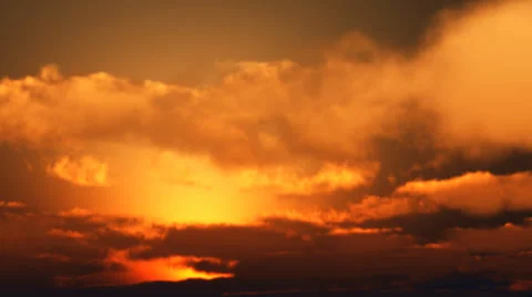 Sky evening evil sun 01  3D Stock Footage 36085662